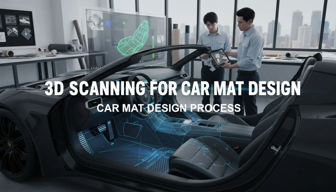 3D scanning for car mat design