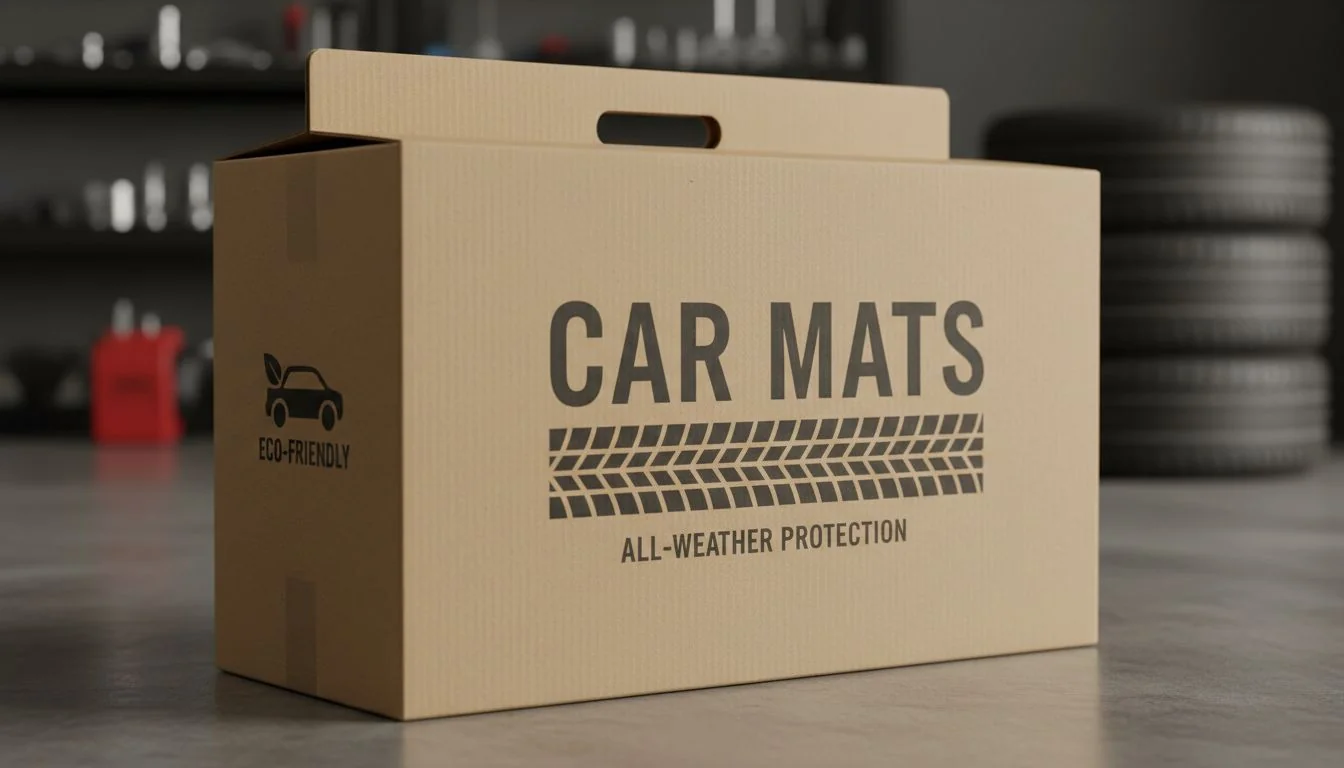 Cardboard packaging for car mats