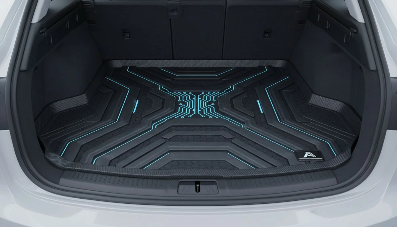 car trunk mat design 3d model