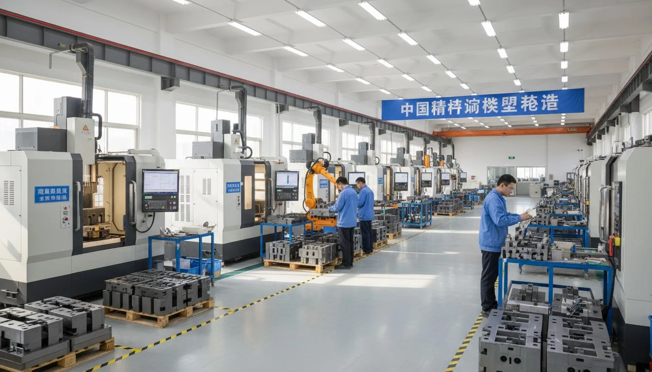 Inside a modern Chinese mold factory