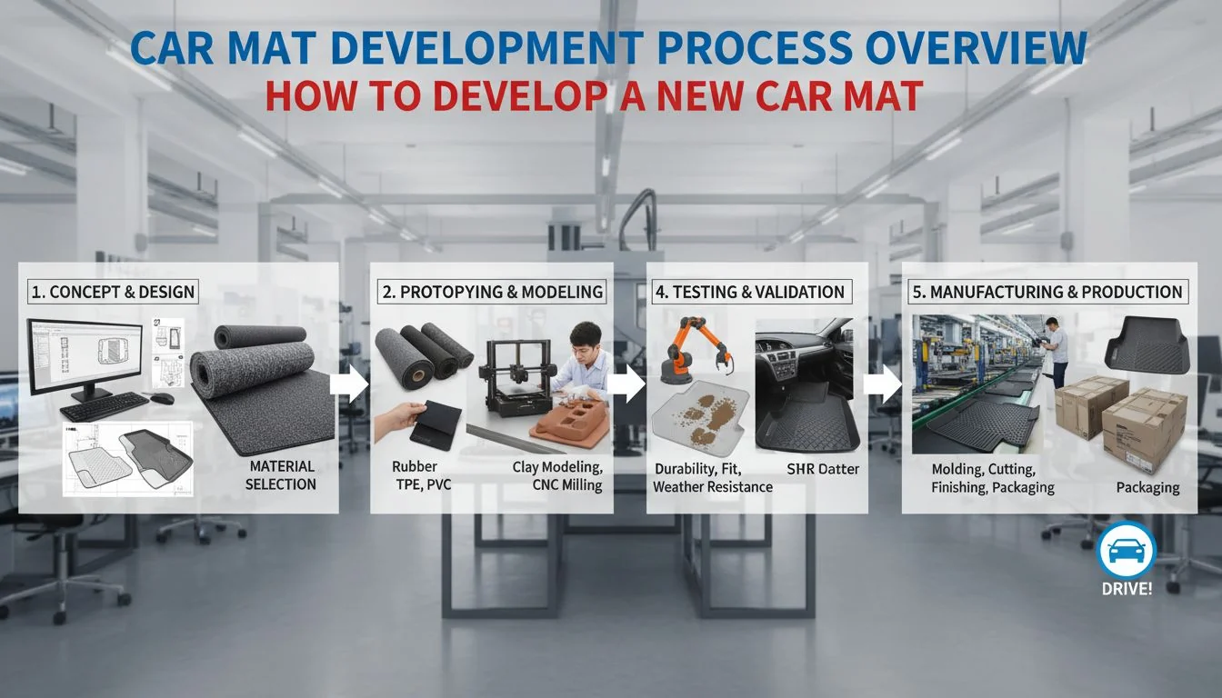 Car mat development process overview