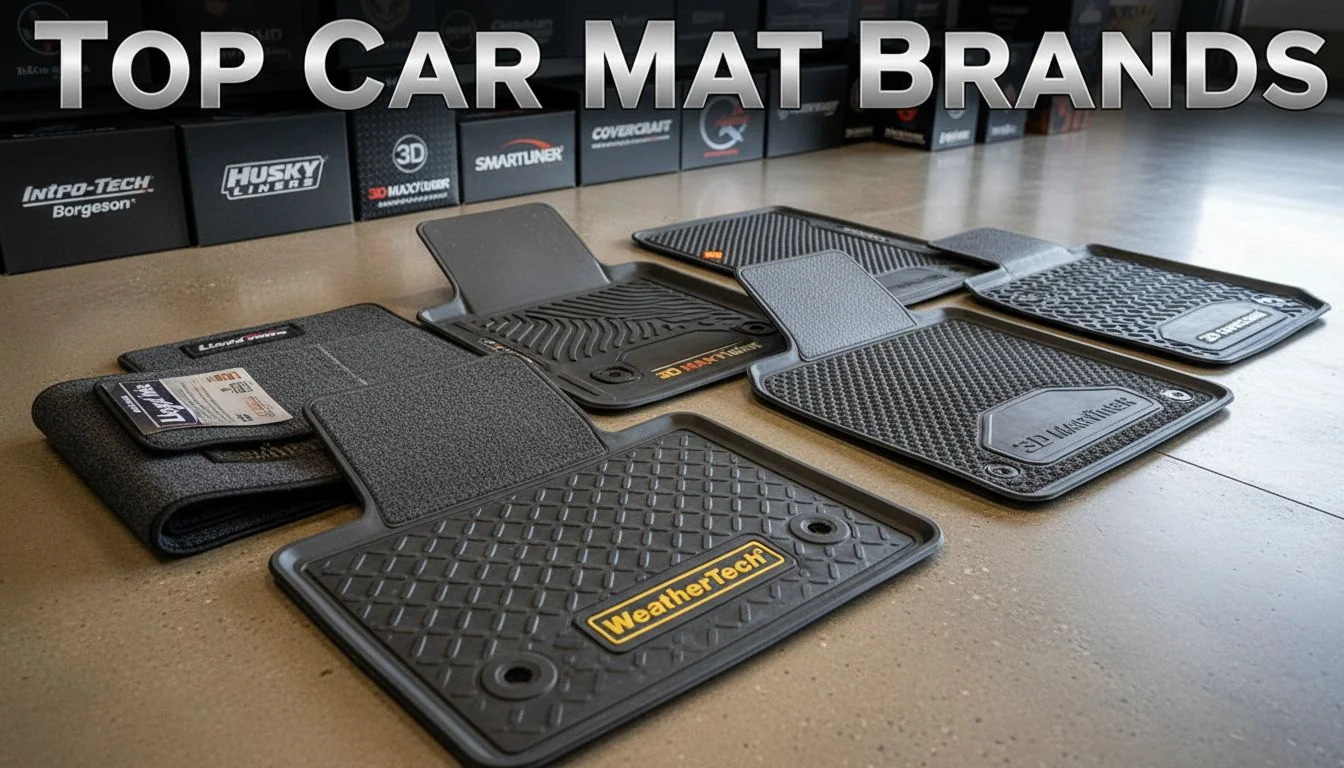 collection of top car mat brands